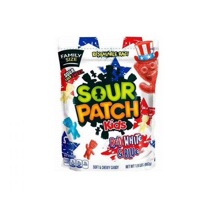 Sour Patch Kids Rot, Weiß und Blau 816 g