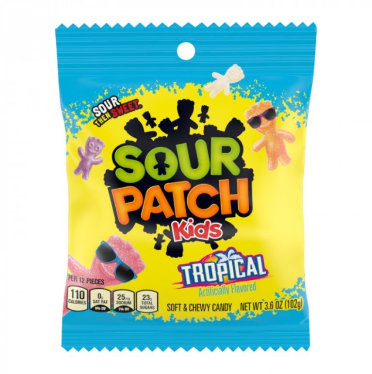 Sour Patch Kids Tropical Beutel 102g