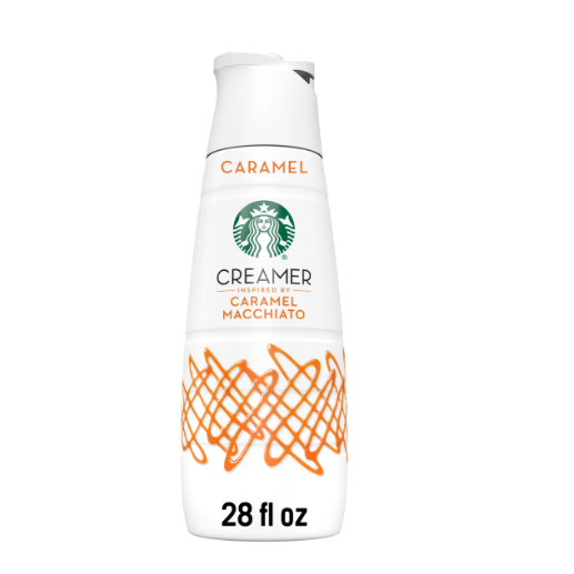 White Smoke Starbucks Caramel Macchiato Liquid Coffee Creamer