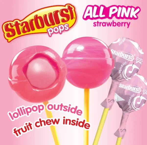 Starburst Pops All Pink 16g