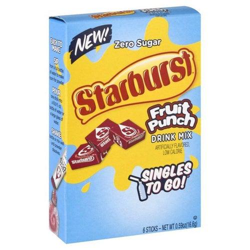 Starburst Singles To Go Fruit Punch Singles 6 Pack 12.2g