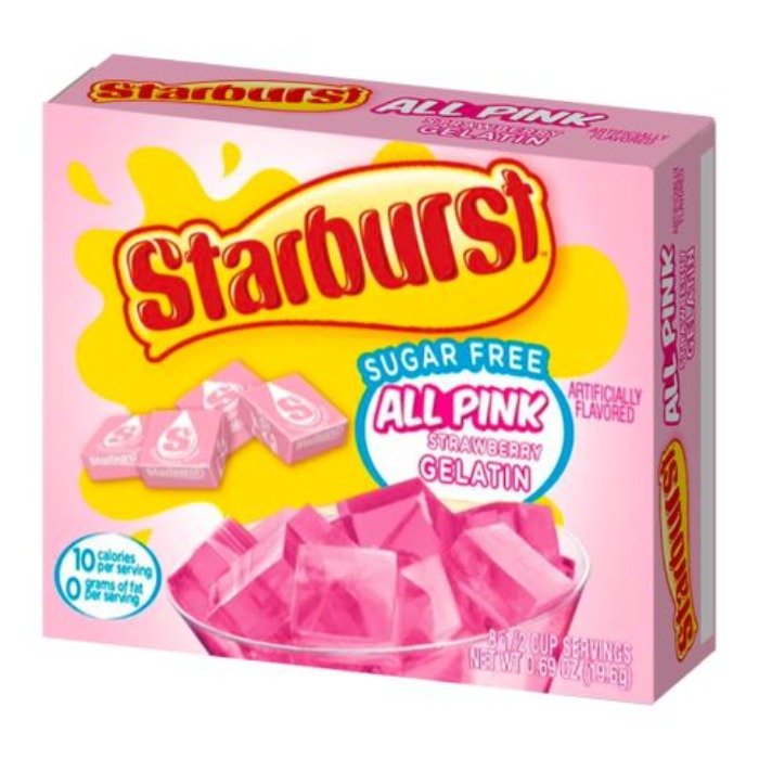 Starburst  Sugar Free All Pink Gelatin 19.6