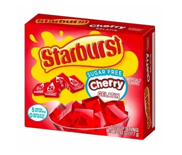 Starburst  Sugar Free Cherry Gelatin 17.7g