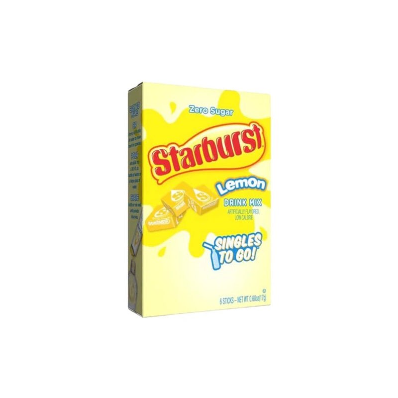 Starburst Zero Sugar Drink Mix Lemon 17g