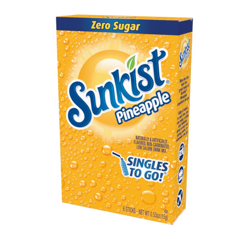 Sunkist Ananas-Singles zum Mitnehmen, 15 g