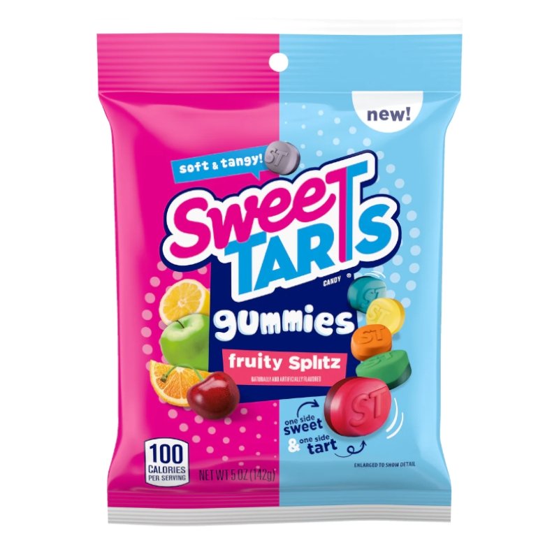 Sweetarts Gummies Fruity Splitz 142g Mindestens haltbar bis (01.11.23)