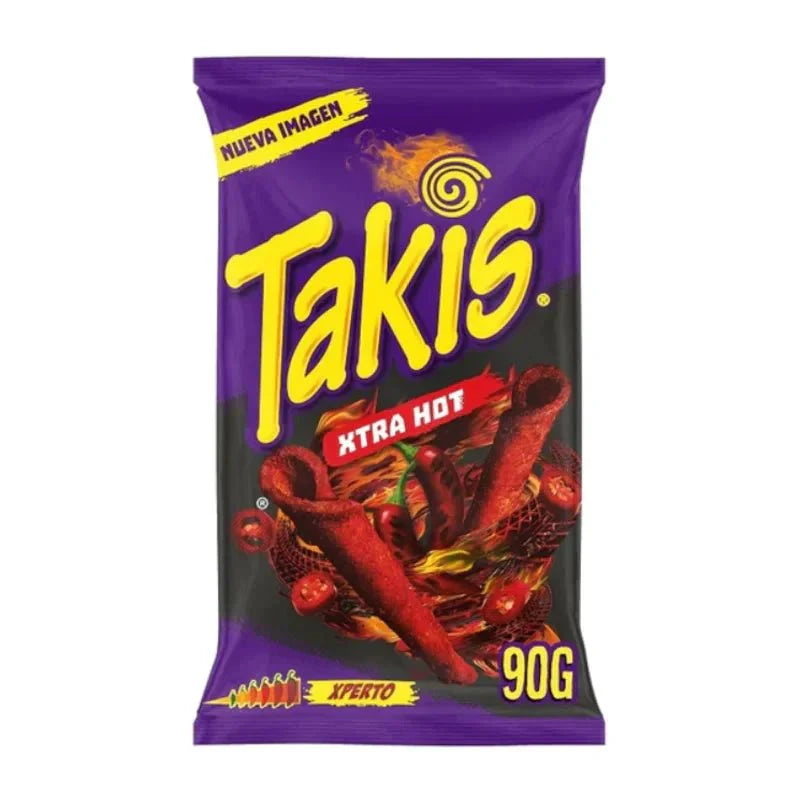 Takis Xtra Hot 90g Mindestens haltbar bis 25. Mai 2024