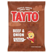 Tayto Beef and Onion 32.5g Best Before  25th May 2024