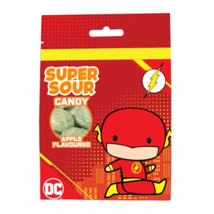 The Flash Super Sour Bonbons mit Apfelgeschmack, 90 g