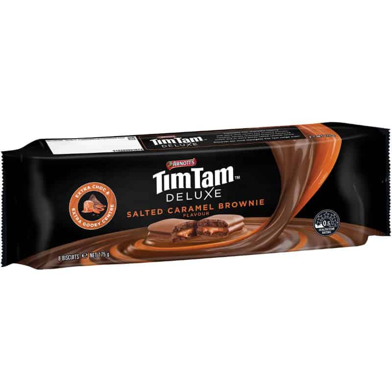 Tim Tam Deluxe Brownie mit gesalzenem Karamell, 175 g