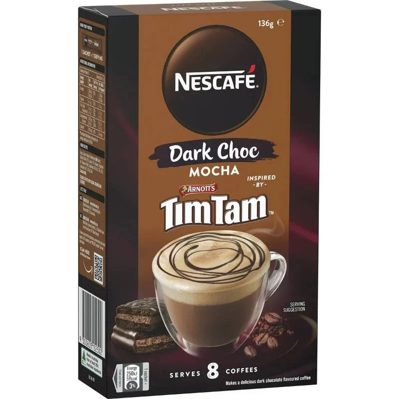 TimTam Dark Choc Mocha, Einzelbeutel (nicht die Schachtel), 16,5 g