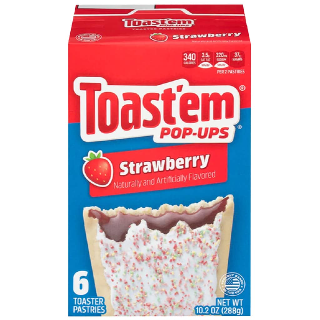Toast'em Pop-ups Erdbeere 288g