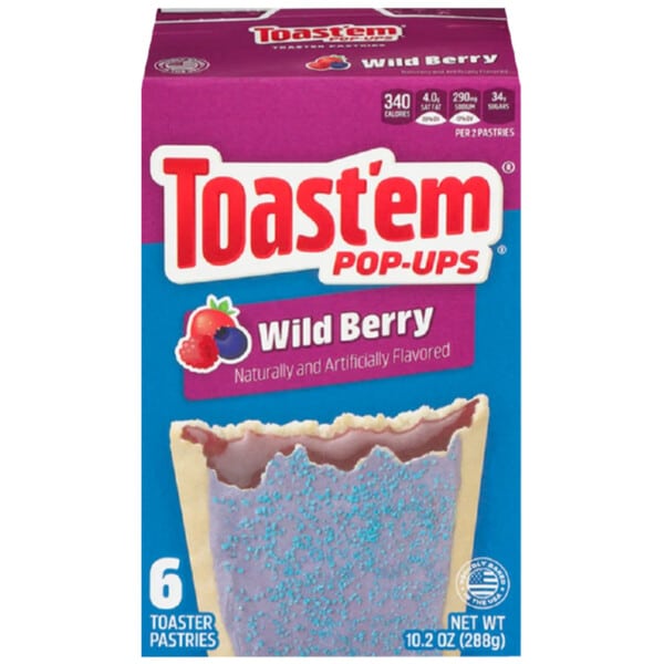 Toast'em Pop-ups Waldbeere 288g
