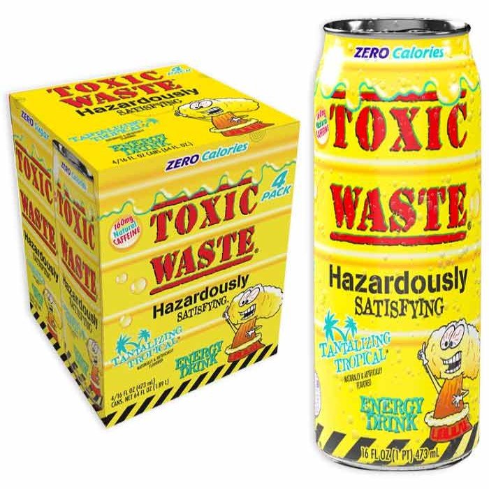 Boisson énergisante Toxic Waste Tropical 473 ml
