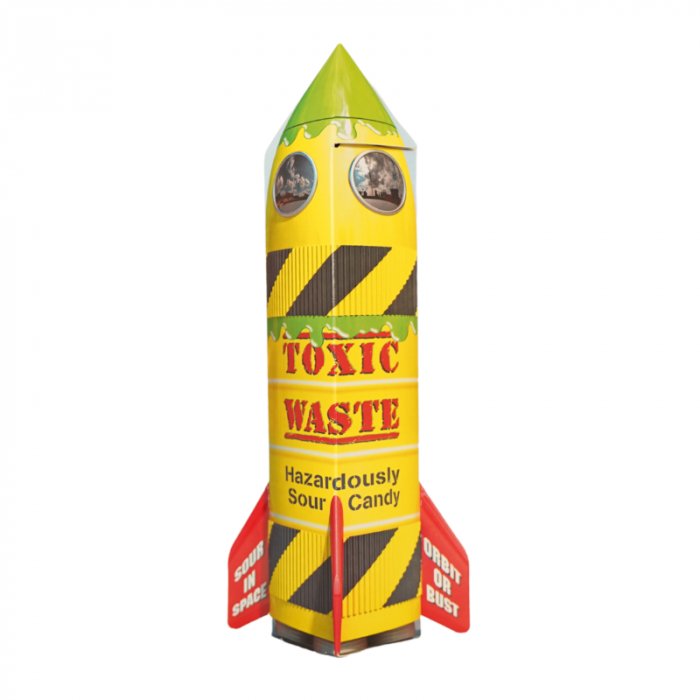 Bonbons acidulés Rocket de Toxic Waste 126 g