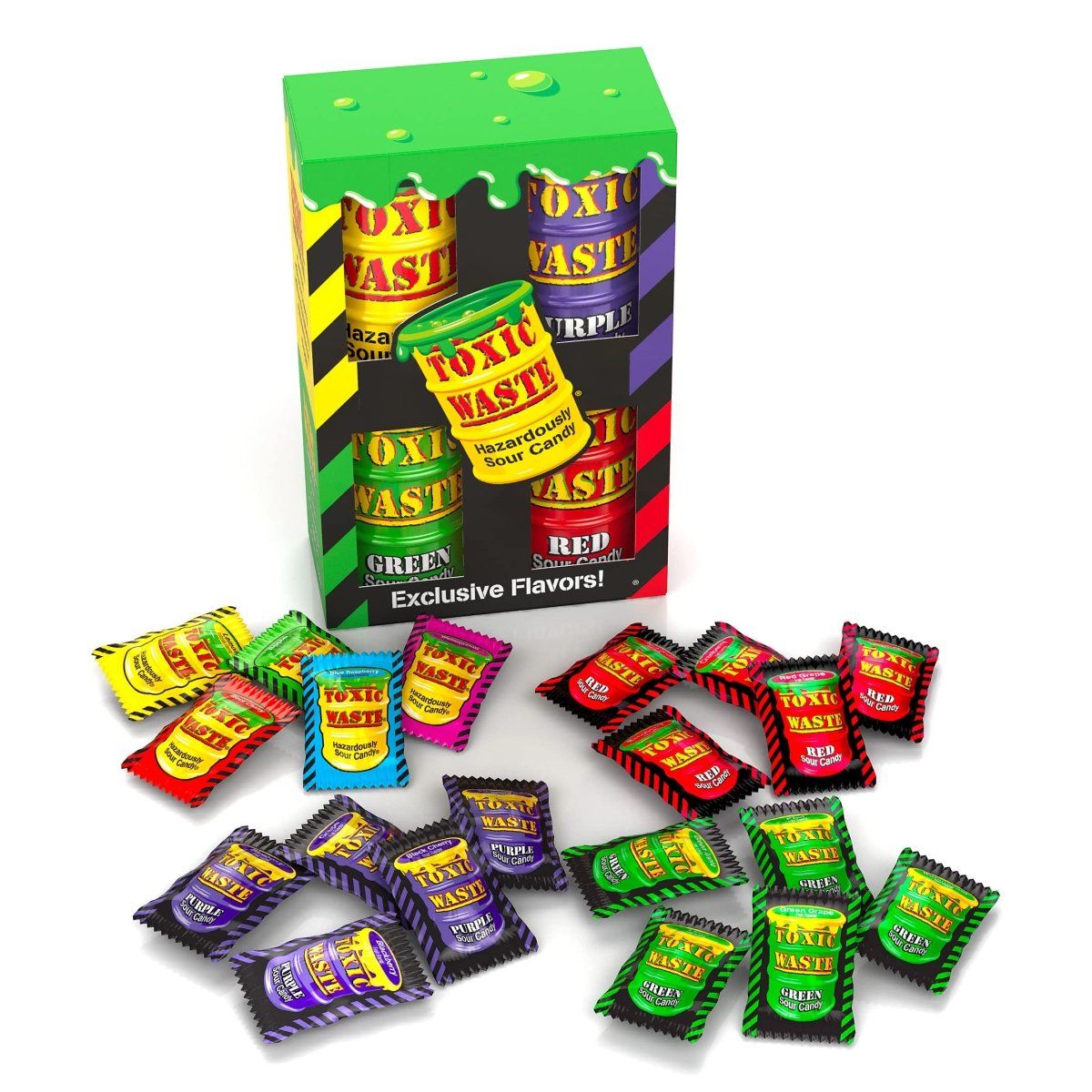 White Smoke Toxic Waste Sour Gift Set 42g