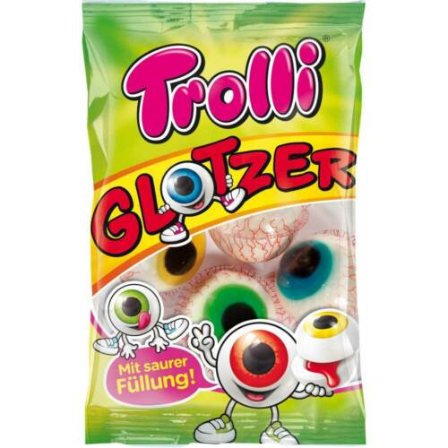 Boules oculaires gluantes Trolli Glotzer 75 g 