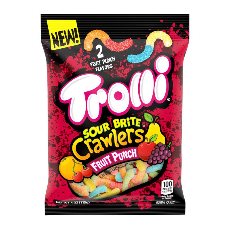 Trolli Sour Brite Crawlers Punch aux fruits 96 g