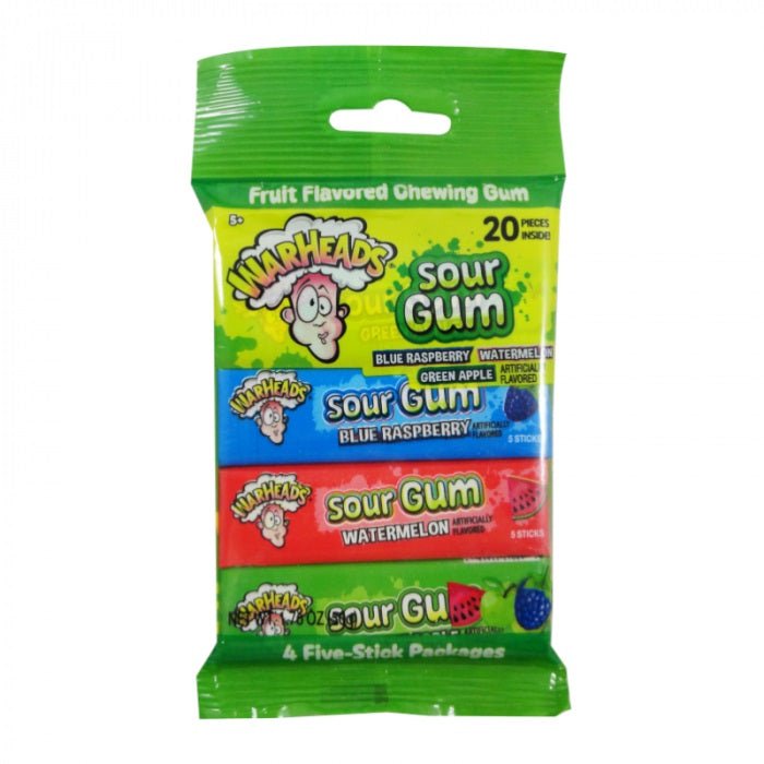 Warhead Sour Gum 4 Pack 50g