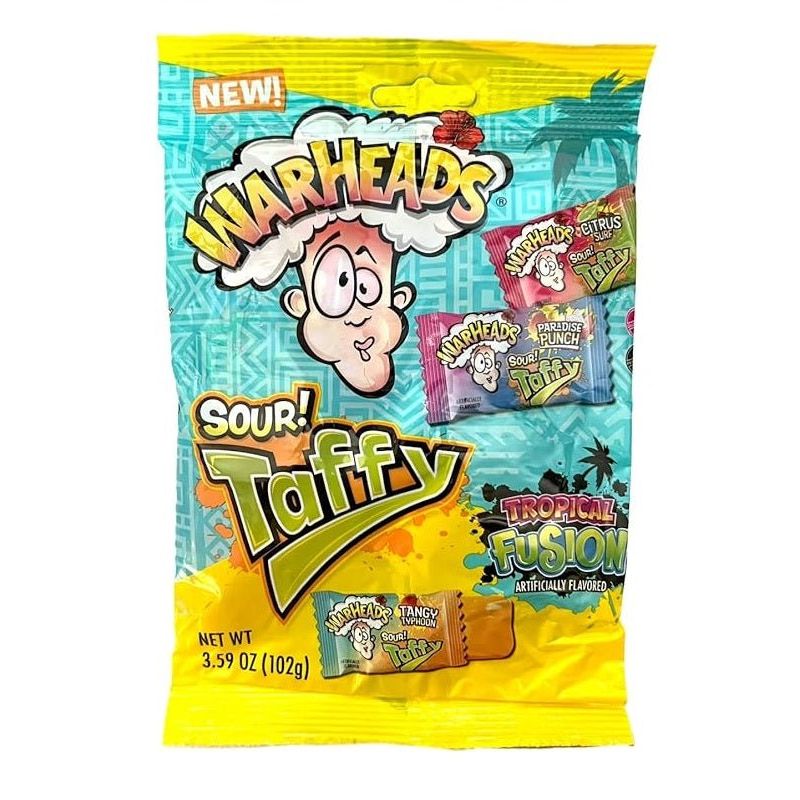 White Smoke Warhead Sour Taffy Tropical Fusion 102g