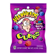 Warheads Berry Mix Cubes Peg Bag 127g