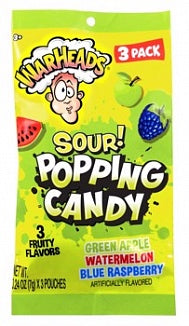 Warheads Sour Popping Candy 3-Pack