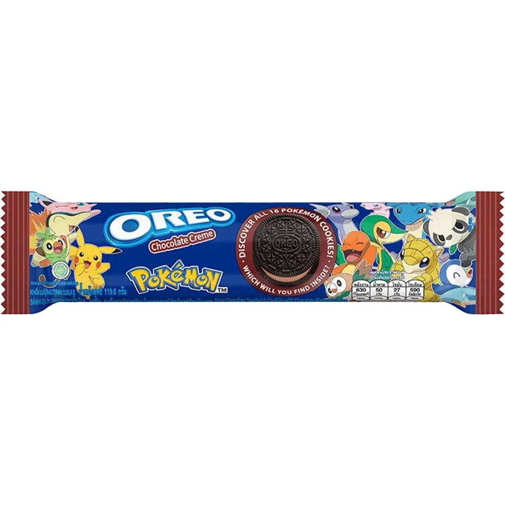 Wholesale Oreo Pokemon Chocolate Cream Sandwich Cookies 24 x 119g