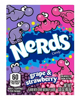 Wonka Strawberry and Grape Nerds