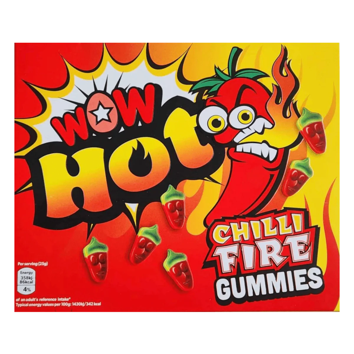 Wow Hot Chilli Fire Gummies 150g