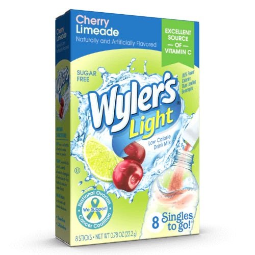 Wyler's Light Cherry Limeade Singles To Go 22g