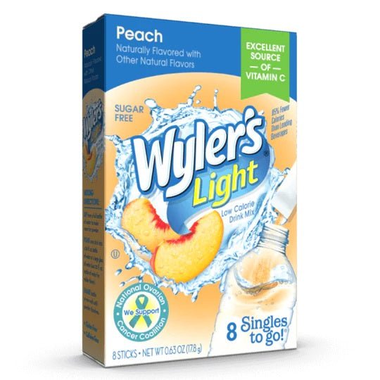 Wyler's Light Peach Singles To Go 17.8g