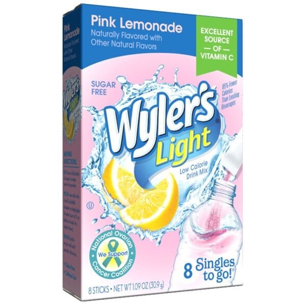 Wyler's Light Pink Lemonade Singles To Go 30g