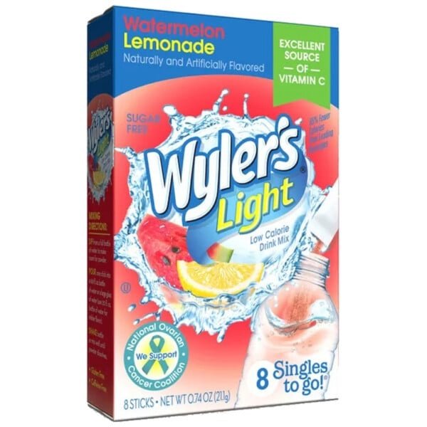 Wyler's Light Watermelon Lemonade Singles To Go 21g